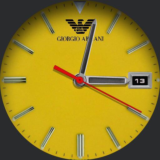 Armani yellow