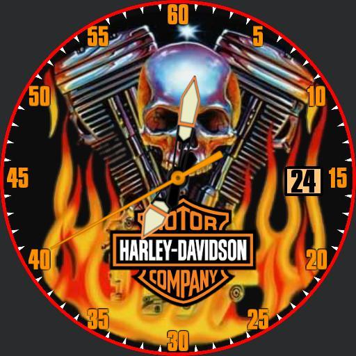 Harley skullz watch