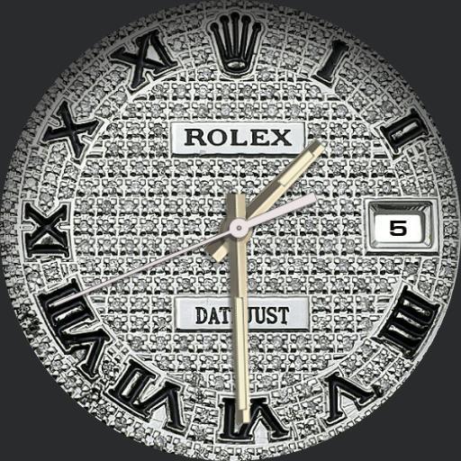 Rolex complete diamond face