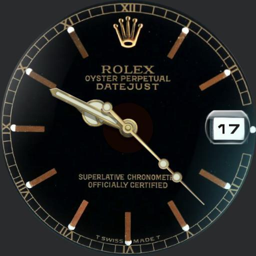 Rolex date just black
