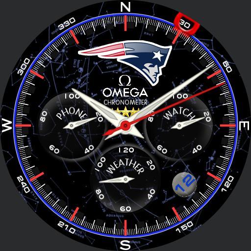Omega Chronometer New England Patriots