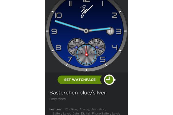 Basterchen blue/silver