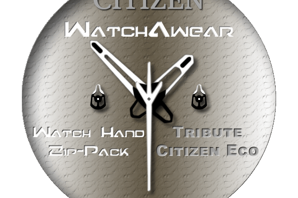 Tribute - Citizen White Watch Hand Zip-Pack