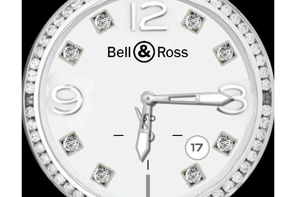 BELL & ROSS BR S WHITE CERAMIC