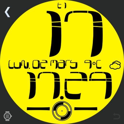 Swatch Touch Inspired v2 - Yellow & Black