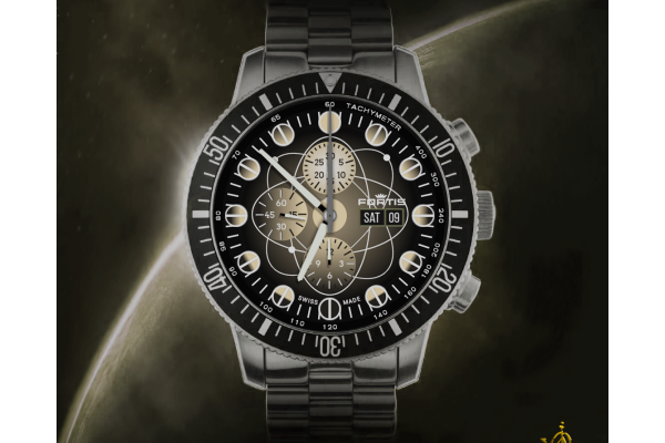 Fortis Cosmonaut Black Art Ltd (Animated Atom)