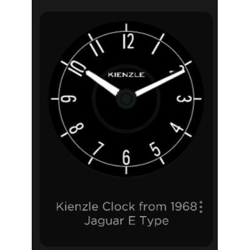 Kienzle Dashboard Clock 1968 Jaguar E Type
