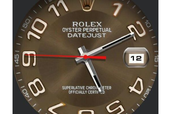 Rolex date just brown