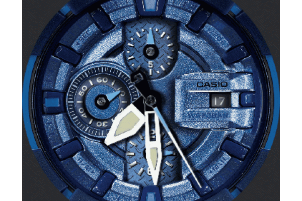 gshock gac100 blue