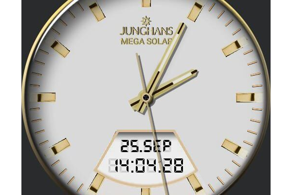 Junghans Mega Solar Gold & White