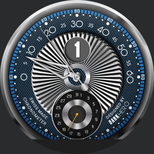 DarkHero Retrograde Minutes and Seconds