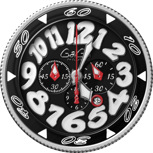 Gagà Milano Chrono ACCIAIO BW