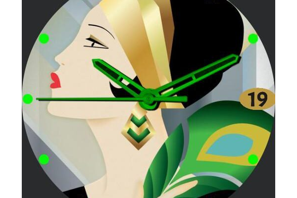 Art Deco Vogue movie star