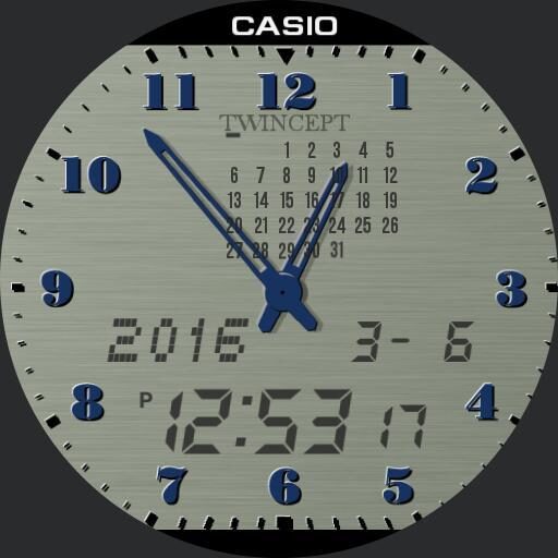 Casio Twincept (LCD over Analog) v1.59b Tribute