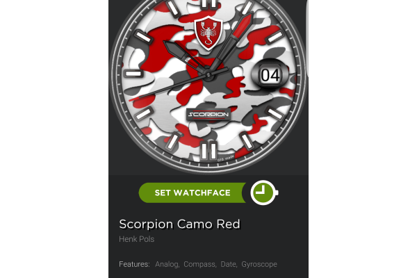 Scorpion Camo Red