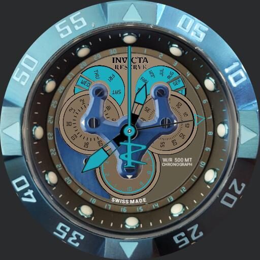 Invicta Reserve Excursion Master Calender 18564