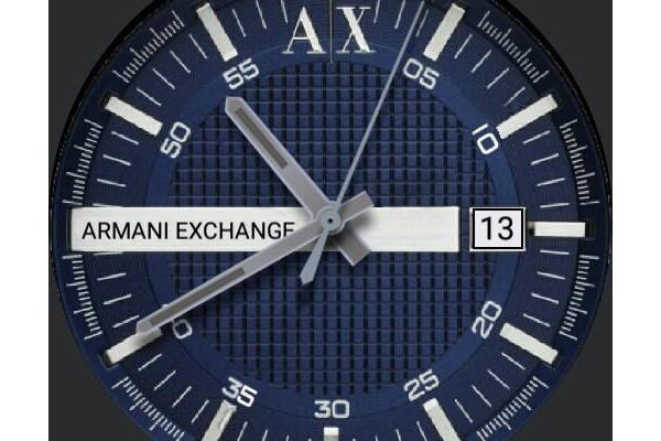 Armani exchange blue