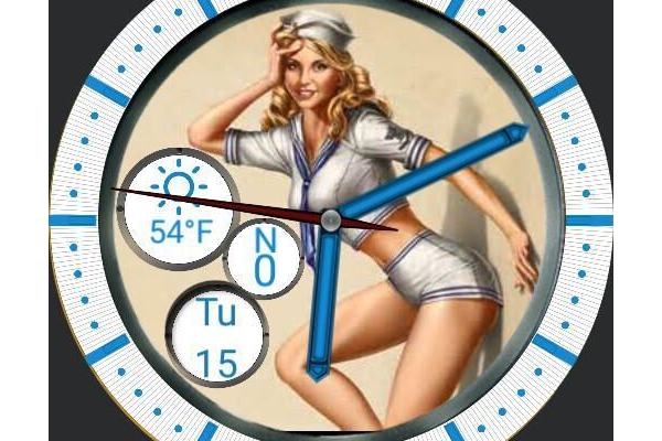 Anchor Away pin up tribute