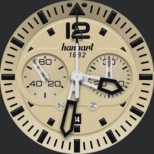 Hanhart Primus Desert Pilot with slo lume