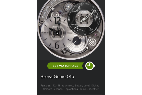 Breva Genie 01c Altimeter and Barometer watch