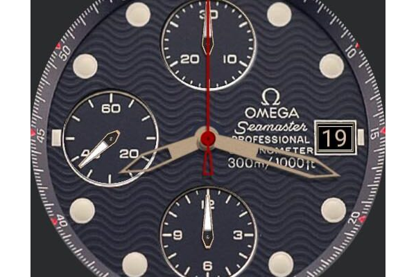 omega seamaster chronometer 300 blue
