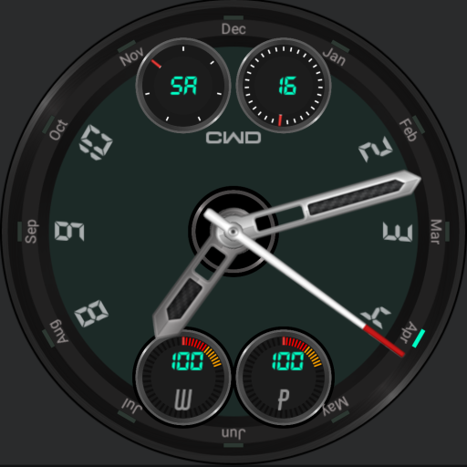 7 screen  Analog/Digital watch