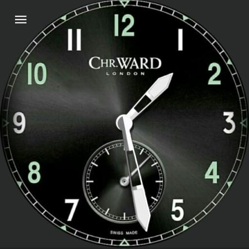 CHR WARD BLACK SATIN