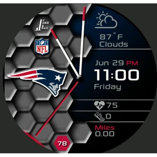 Patriots Hexagon by JSooHoo
