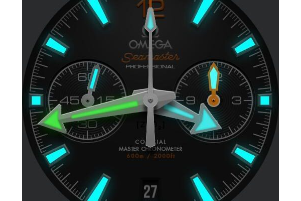 Omega Seamaster Planet Ocean Master Chronograph Black slo glo options