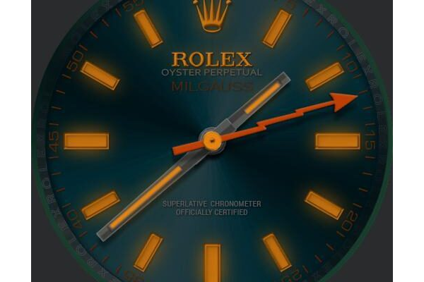 ROLEX Z Blue Milgauss slo glo options