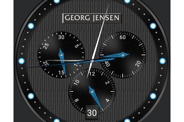 Georg Jensen Koppel 517 Blue Hands