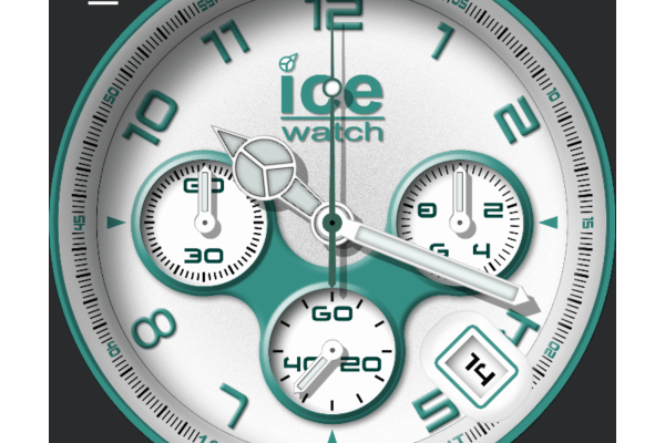Tribute - Ice Watch Big Big Teal Chronograph