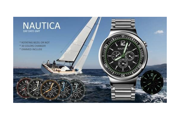 Nautica Day Date GMT Color Changer