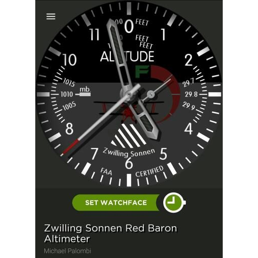 Zwilling Sonnen Red Baron Altimeter
