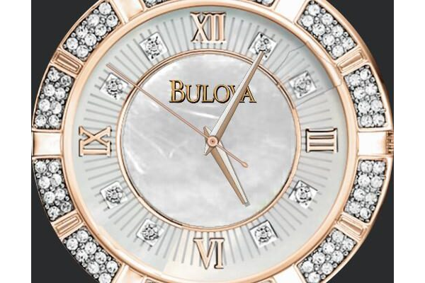 Bulova Crystal Watch 98L197