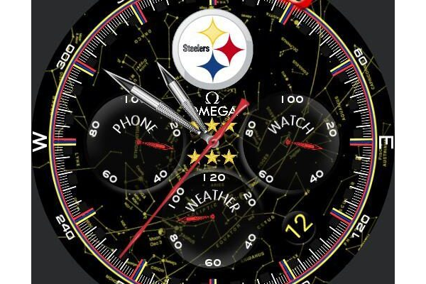 Omega Chronometer Pittsburgh Steelers