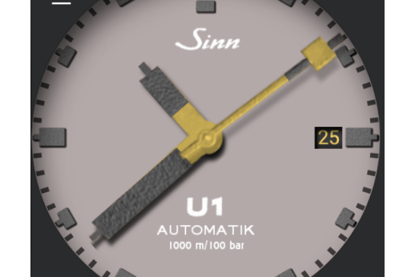 Tribute - Sinn U1 grey orange date