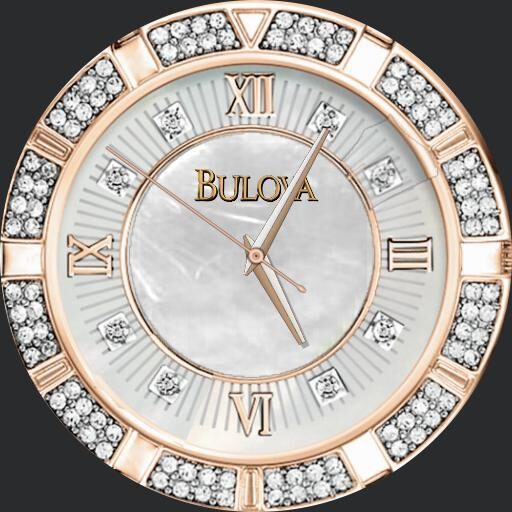 Bulova Crystal Watch 98L197