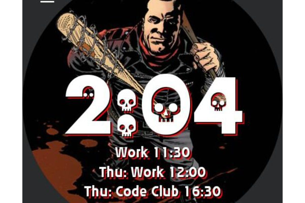 Negan of The Walking Dead