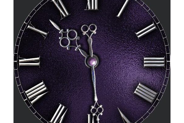 HD Purple gothic watch