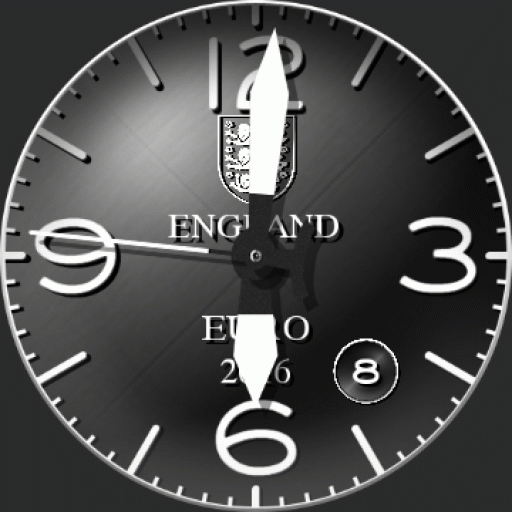 England Football Supporter Face Black Ceramic