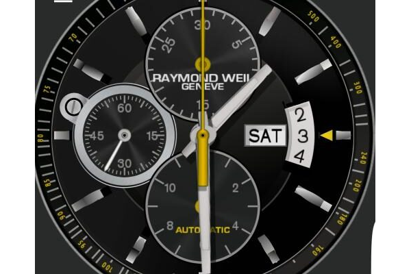 Raymond Weil Freelancer ~ Yellow Hands