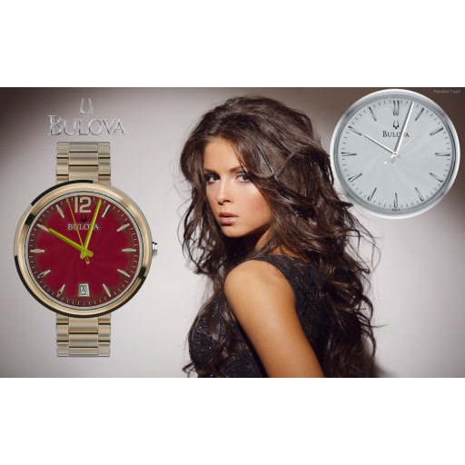 Bulova Red & White