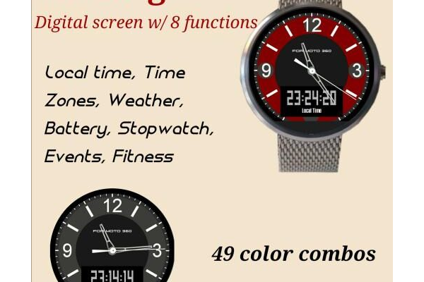 Analog with Digital Screen