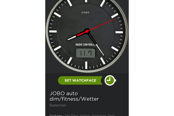 JOBO auto dim/fitness/weather