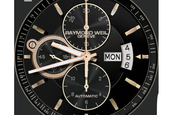 Raymond Weil Freelancer ~ Gold Hands