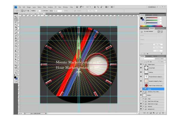 Template watch psd file.