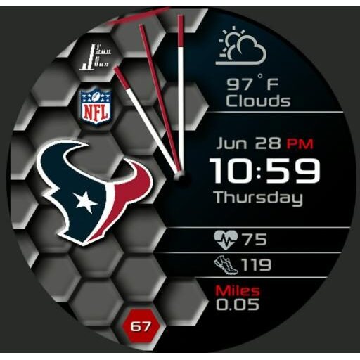 Texans Hexagon by JSooHoo