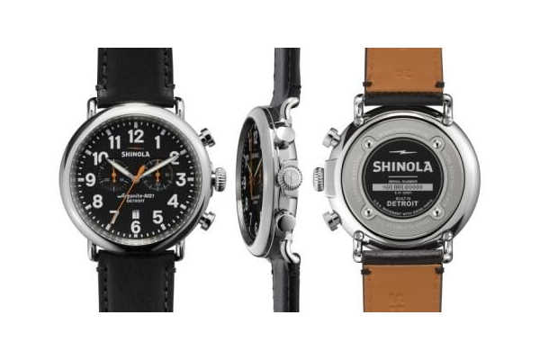 Shinola Runwell Chronograph Black Tribute