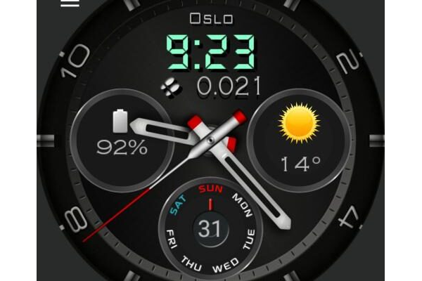 MR Watch Black - Dimmed version